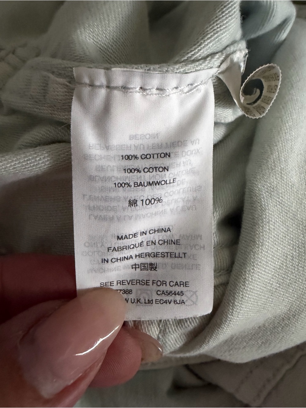 Madewell x As Ever Coveralls in Dawn Mist Garment-dyed Jumpsuit Size XXS - Picture 9 of 9